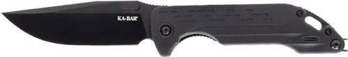 KA-BAR WARTHOG FOLDER 3.75" BLACK LINER LOCK D2!!