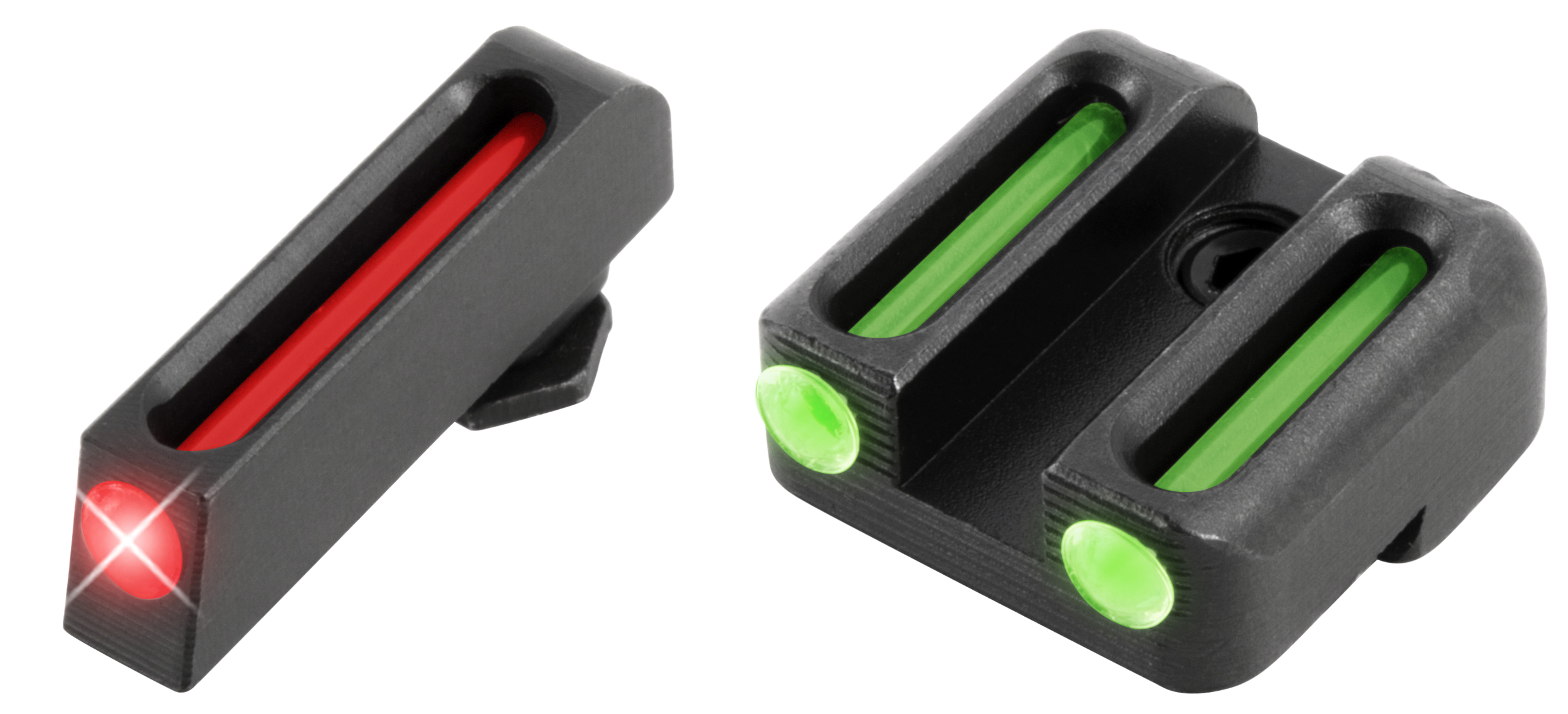 TruGlo TG131G3 Fiber-Optic  Red/Fiber Optic Front Sight-Green/Fiber Optic Rear Sight Glock 42/43/43X