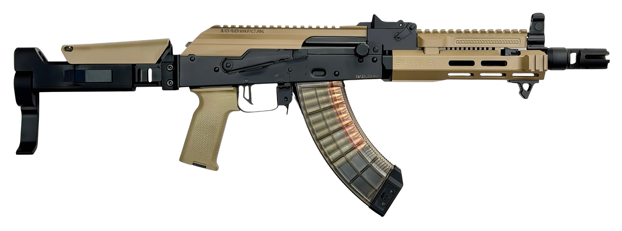 BABUSHKA AK PISTOL FDE 7.62X39 10.5
