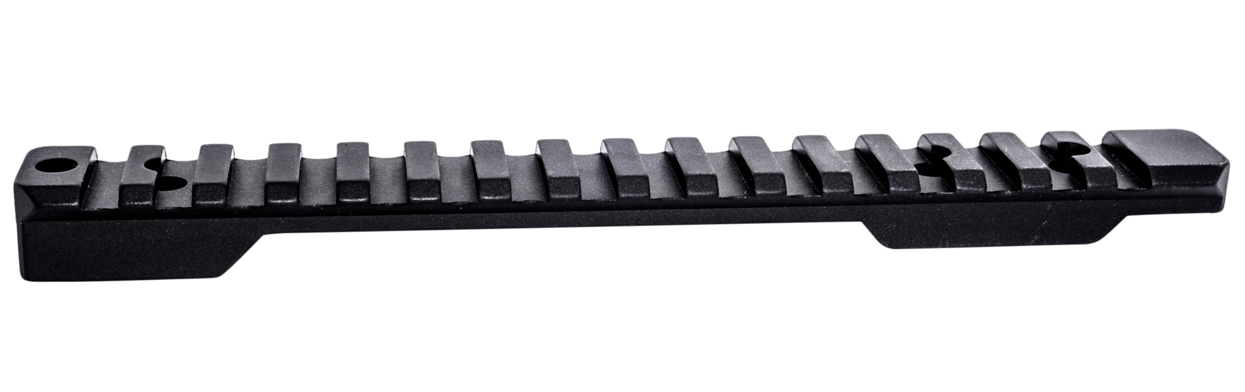 Weatherby P00252705 Picatinny Rail  Black Hardcoat Anodized Alloy Fits Weatherby Mark V Magnum 9-Lug Action