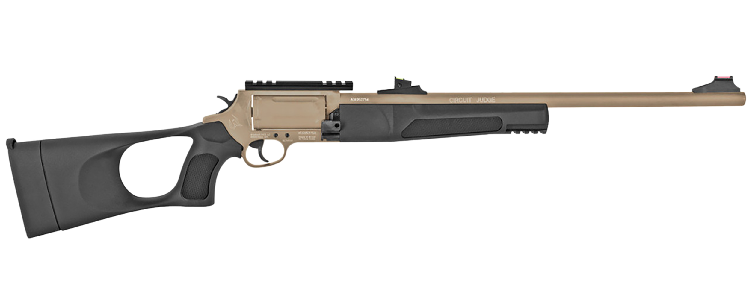 Rossi SCJT4510D Circuit Judge 45 Colt (LC) Caliber with 5rd Capacity, 18.50" Barrel, Sand Cerakote Metal Finish & Black Synthetic Stock Right Hand (Full Size)
