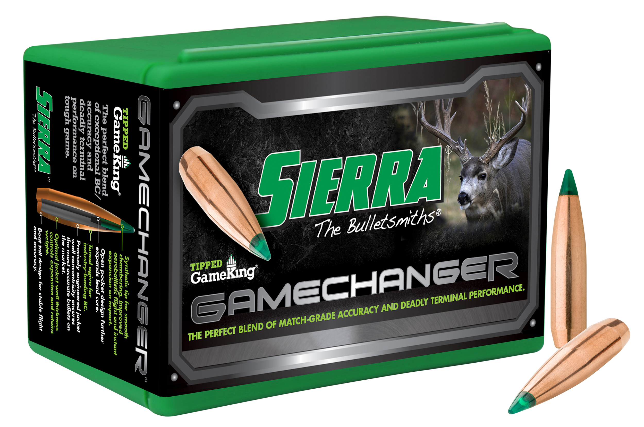 Sierra 4550 Tipped GameKing 7mm 150gr Tipped GameKing 100/Box