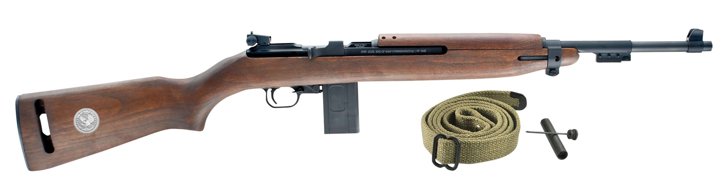 Chiappa Firearms 500279 M1-22 Commemorative Edition 22 LR 10+1 18" Blued Barrel, Fixed Walnut Stock