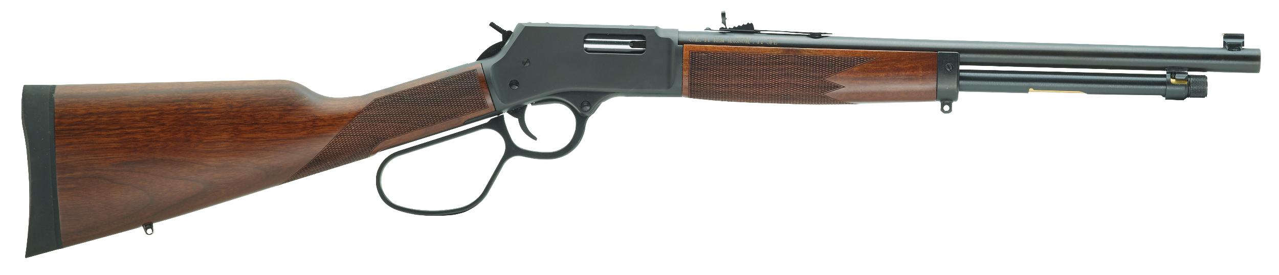 Henry H012MR41 Big Boy Carbine Full Size 41 Rem Mag 7+1 16.50" Blued Steel Barrel, Blued Steel Receiver, American Walnut Wood Stock Right Hand