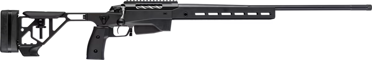 Tikka JRTXAGB32424 T3x Ace Game 6mm Creedmoor 5+1 20" Black Fluted Threaded Barrel, Black Cerakote Aluminum Receiver w/Picatinny Rail, ARCA Swiss/M-LOK Handguard, Black Adjustable Aluminum Chassis, Bl
