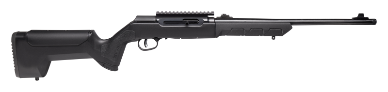 Savage Arms 47260 A22 Takedown Full Size 22 LR 10+1 18" High Luster Button Rifled Barrel, High Luster Drilled & Tapped Carbon Steel Receiver, Black Takedown Synthetic Stock, Right Hand