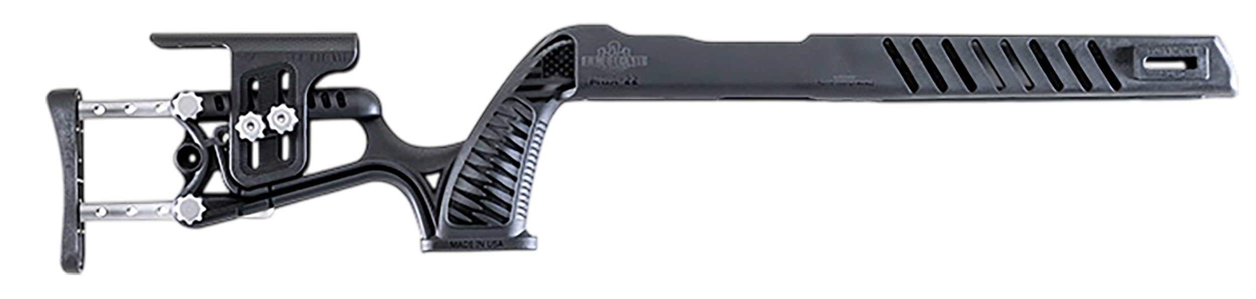 Luth-ar MCA-22 MCA-22 Black Glass Reinforced Nylon Fits Ruger 10/22 Ambidextrous