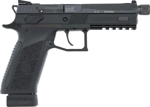 CZ P-09 9MM LUGER FS 21RD SUPPRESSOR READY BLACK