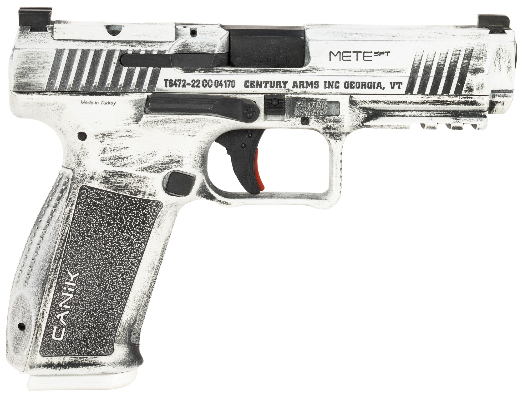 Canik HG5636ADN Mete SFT 9mm Luger 18+1(2) 4.46" Barrel, Serrated Optic Cut Slide, Polymer Frame w/Picatinny Accessory Rail & Beavertail, Speed loader and IWB/OWB Holster.