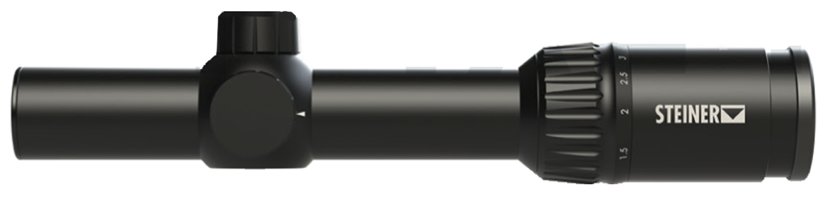 Steiner 5202 P4Xi Black 1-4x24mm 30mm Tube Illuminated P3TR Reticle