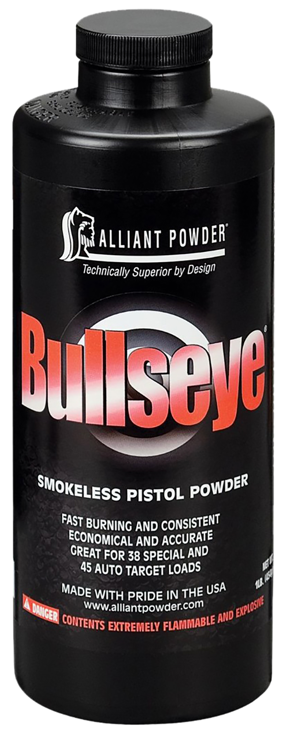 Alliant Powder BULLSEYE Smokeless Bullseye Pistol Multi-Caliber Caliber 1 lb