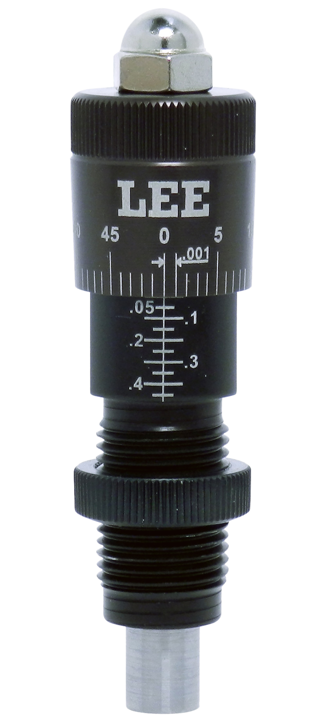 Lee Precision 92128 Micrometer Factory Crimp Adapter Black/Clear 9mm Pistol Firearm