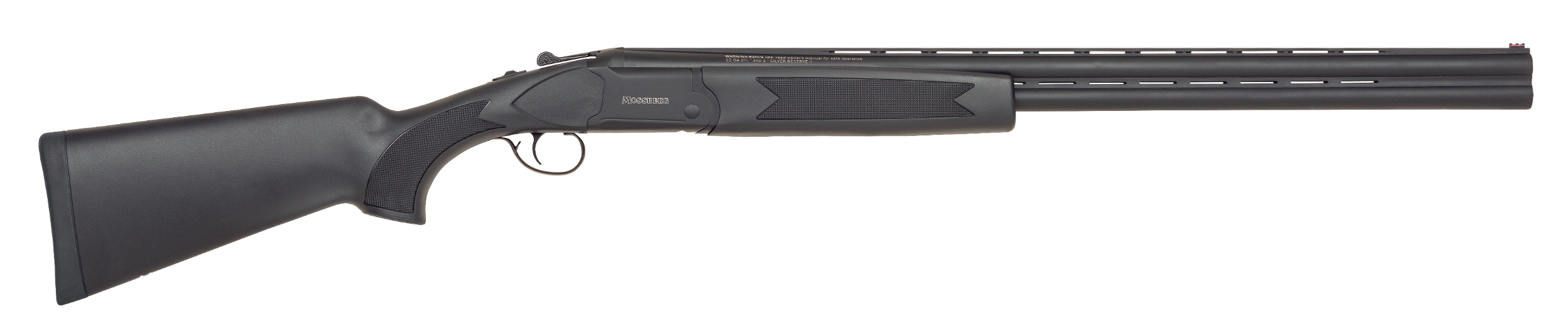 Mossberg 75470 Silver Reserve Eventide Full Size 12 Gauge Break Open 3" 2rd 28" Matte Blued Over/Under Vent Rib Barrel, Matte Blue w/Logo Steel Receiver, Black Synthetic Stock