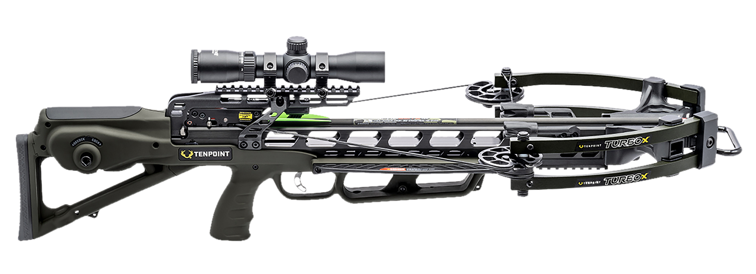 Tenpoint CB250201549 Turbox  Moss Green Draw Weight 230 33.25" Long