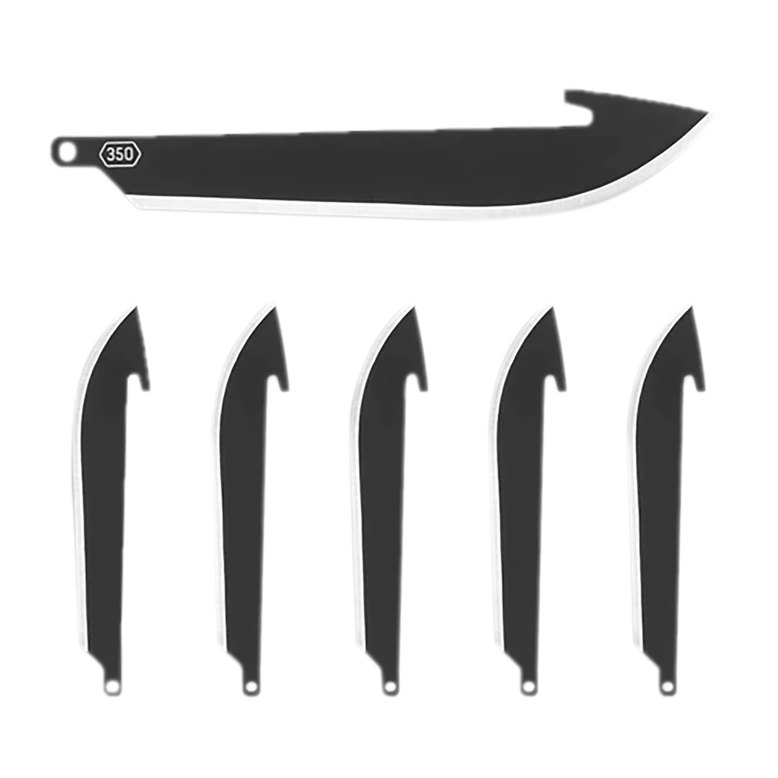 Outdoor Edge RR35K6C 3.50" Drop Point Plain 420J2 SS Blade 6 Blades