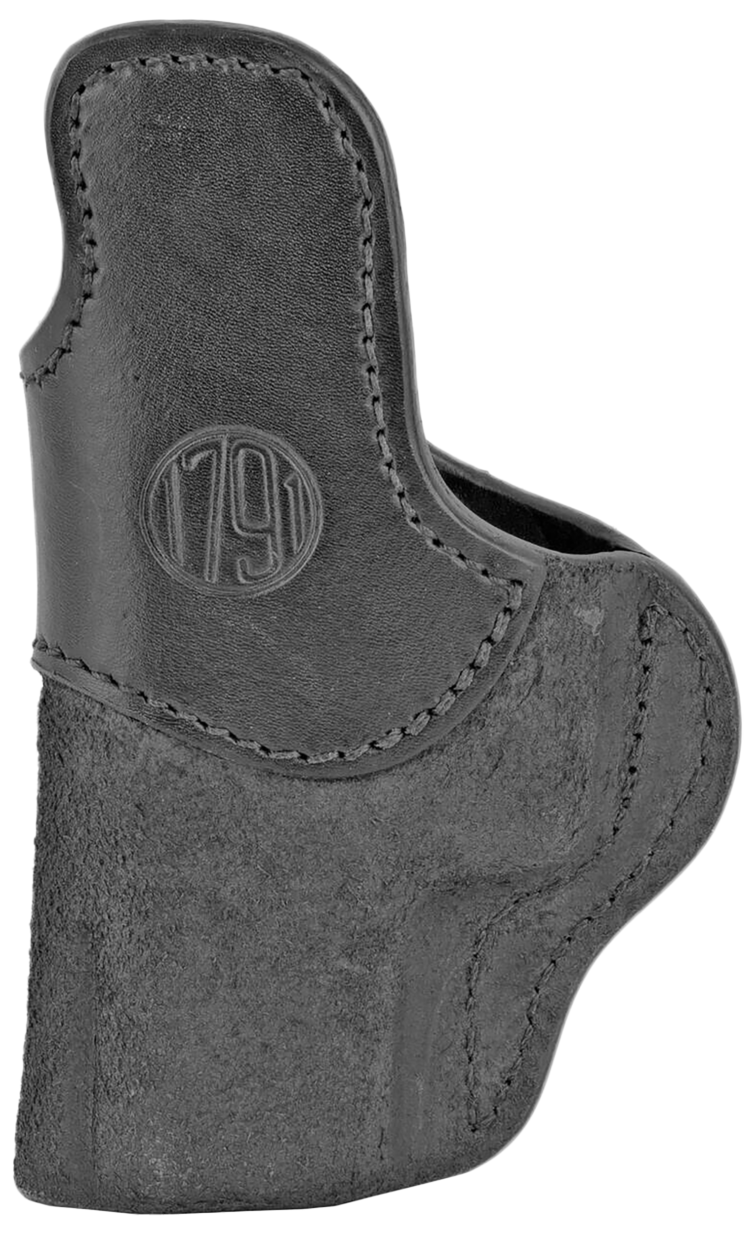 1791 Gunleather RCH4BLKR RCH  IWB Size 04 Black Leather Belt Clip Compatible w/Glock 17/S&W M&P Shield/Springfield XD Right Hand