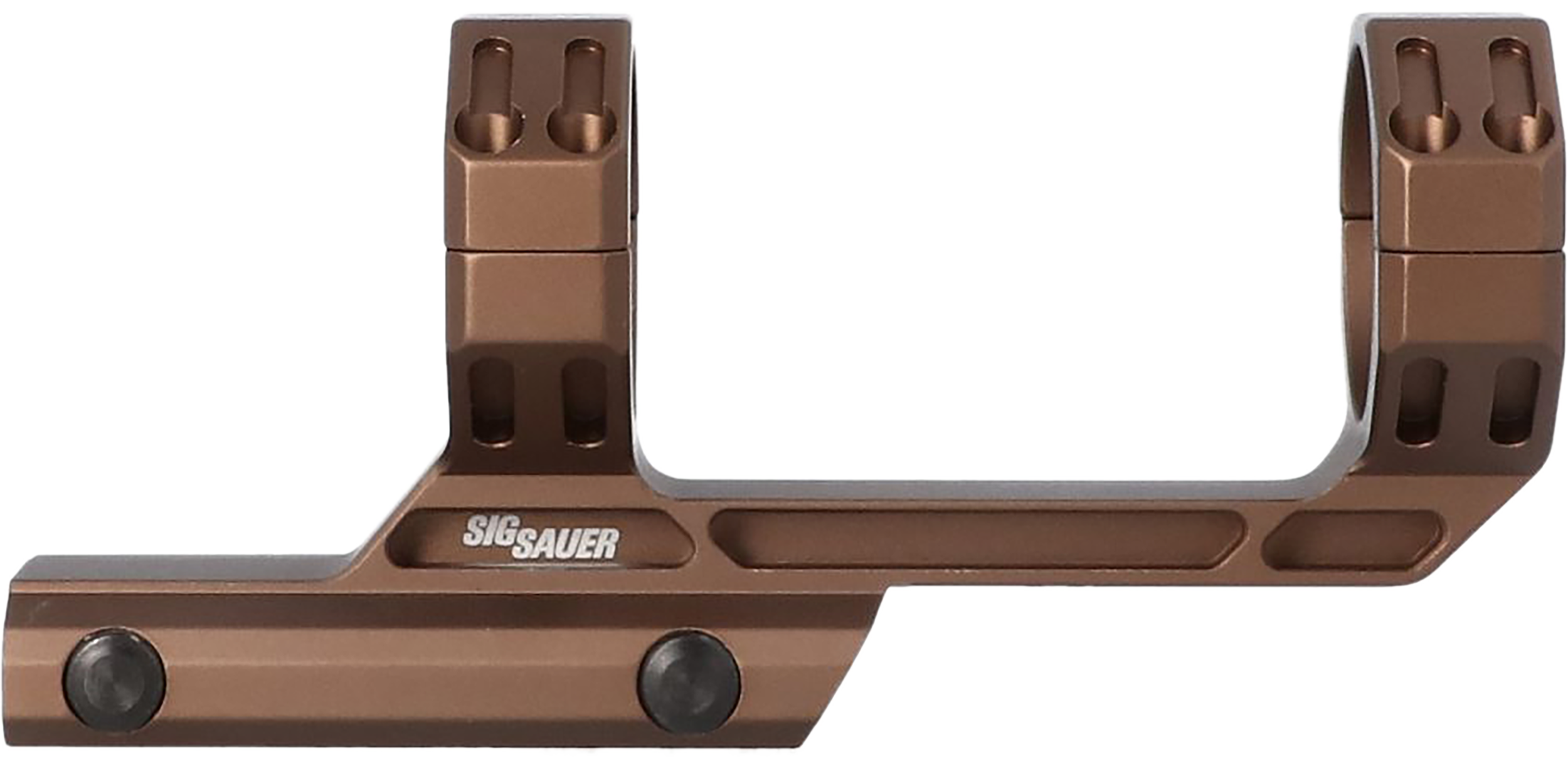 Sig Sauer Electro-Optics SOA20017 Alpha MSR Scope Mount/Ring Combo Coyote Brown Aluminum 34mm Tube