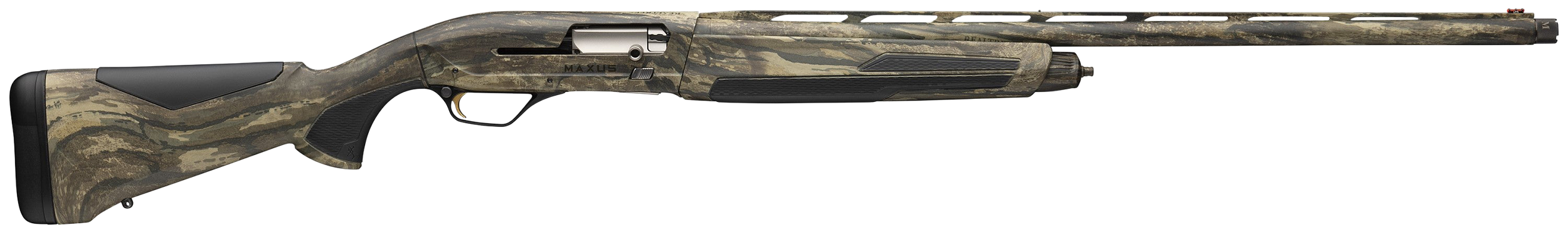 Browning 011788205 Maxus II 12 Gauge Semi-Auto 3.50" 4- 2.75" Shells 26" Realtree Legacy Vent Rib Barrel, Aluminum Receiver, Adj Shim Realtree Legacy Composite Stock, Invector-Plus Extended Chokes