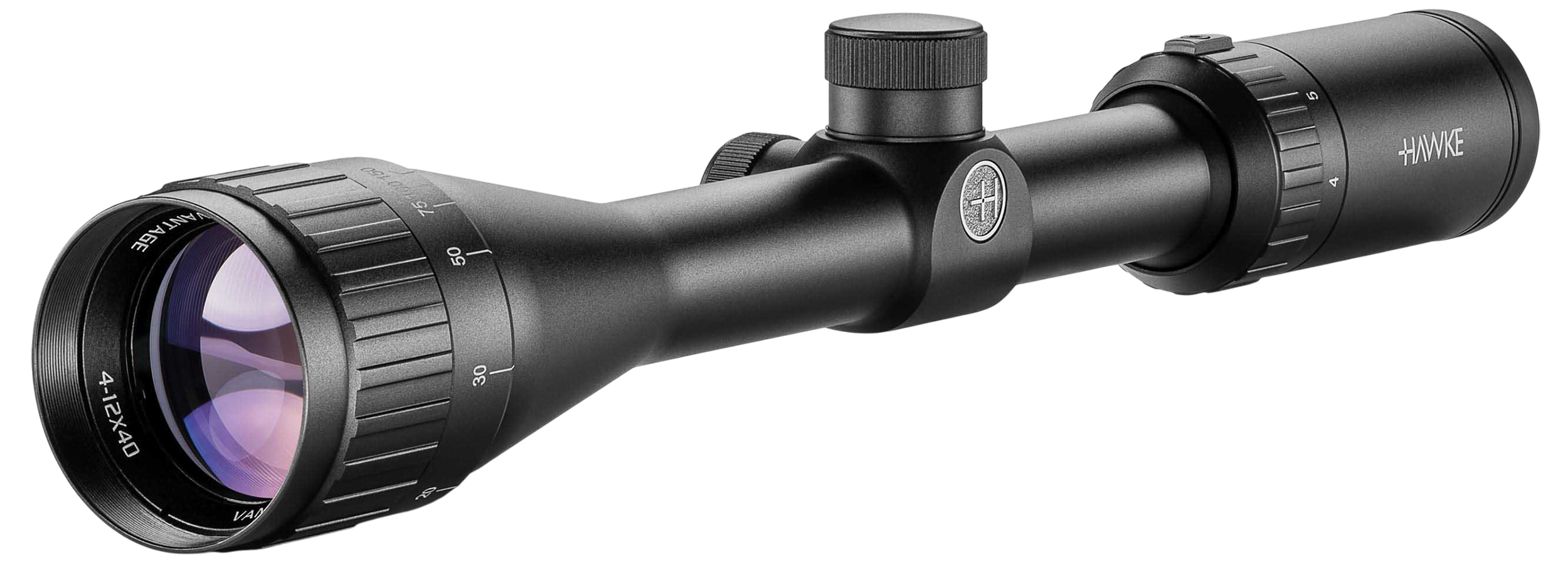 Hawke Sport Optics 14141 Vantage Riflescope Black 4-12x40mm 1" Tube Mil-Dot Reticle