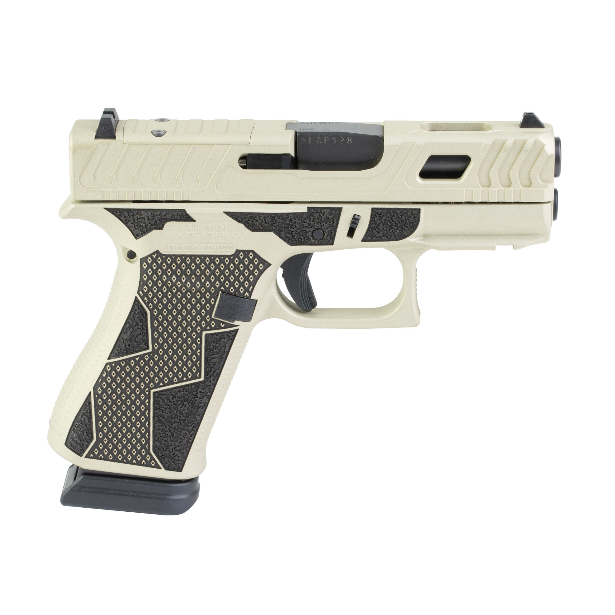GLOCK 43X 9MM 15RD BANSHEE TAN PORT