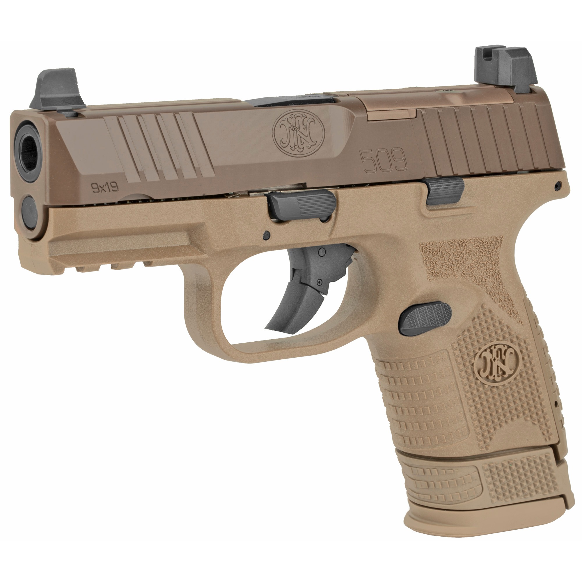 FN 509 COMPACT MRD 9MM 3.7" 15RD FDE