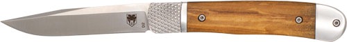 Cobratec Trapper Hidden Release Olivewood Knife