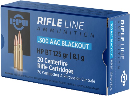 PPU 300 AAC BTHP 125GR 20RD 50BX/CS