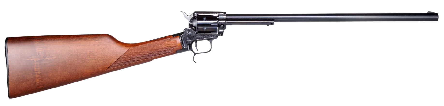 Heritage Mfg BR226B16 Rough Rider Rancher Full Size 22 LR 6rd 16.12" Black Steel Barrel Black Oxide Aluminum Alloy Frame Black Oxide Steel Receiver Walnut Fixed Stock Right Hand
