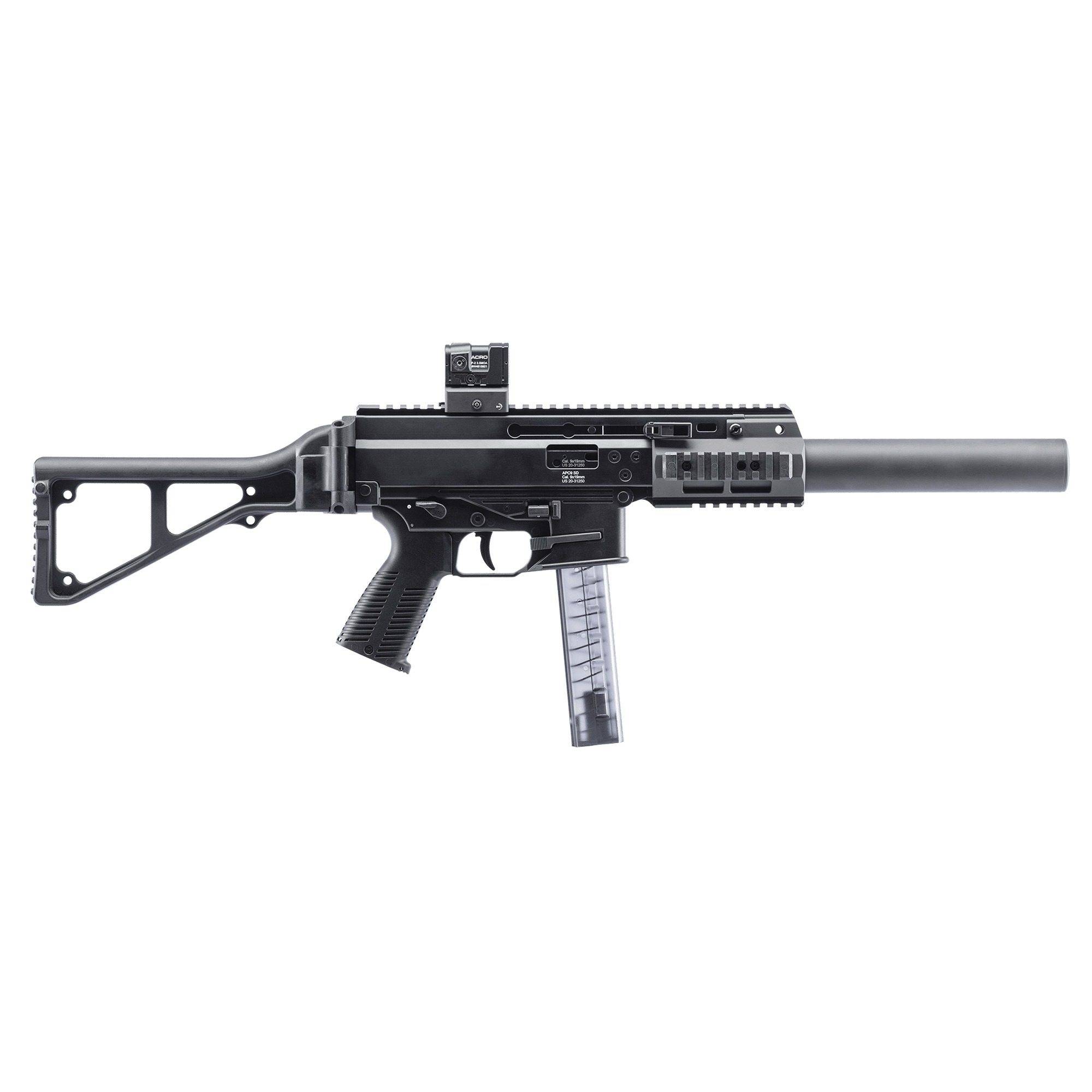 B&T APC9 SD PRO SBR 9MM 5.7" MBT BLK