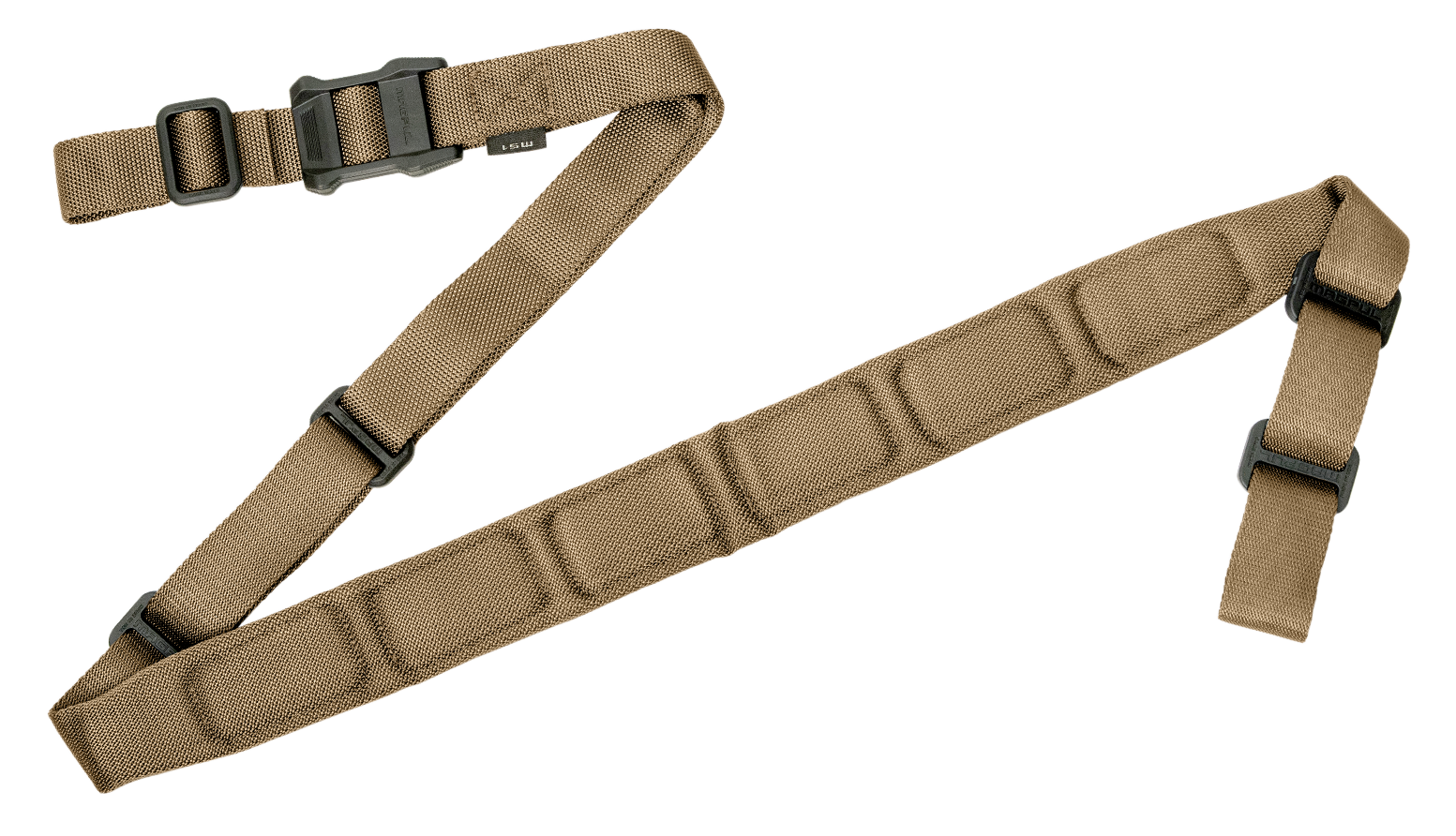 Magpul MAG545COY MS1 Sling Coyote Tan Nylon 48"-60" OAL Padded Two-Point Rifle