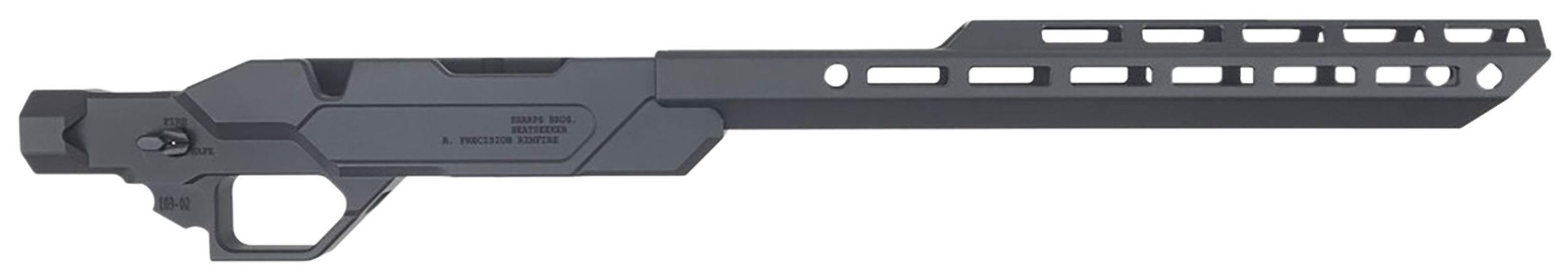 Sharps Bros SBC08 Heatseeker Matte Black Cerakote Fits Ruger Precision Rimfire Bolt Action