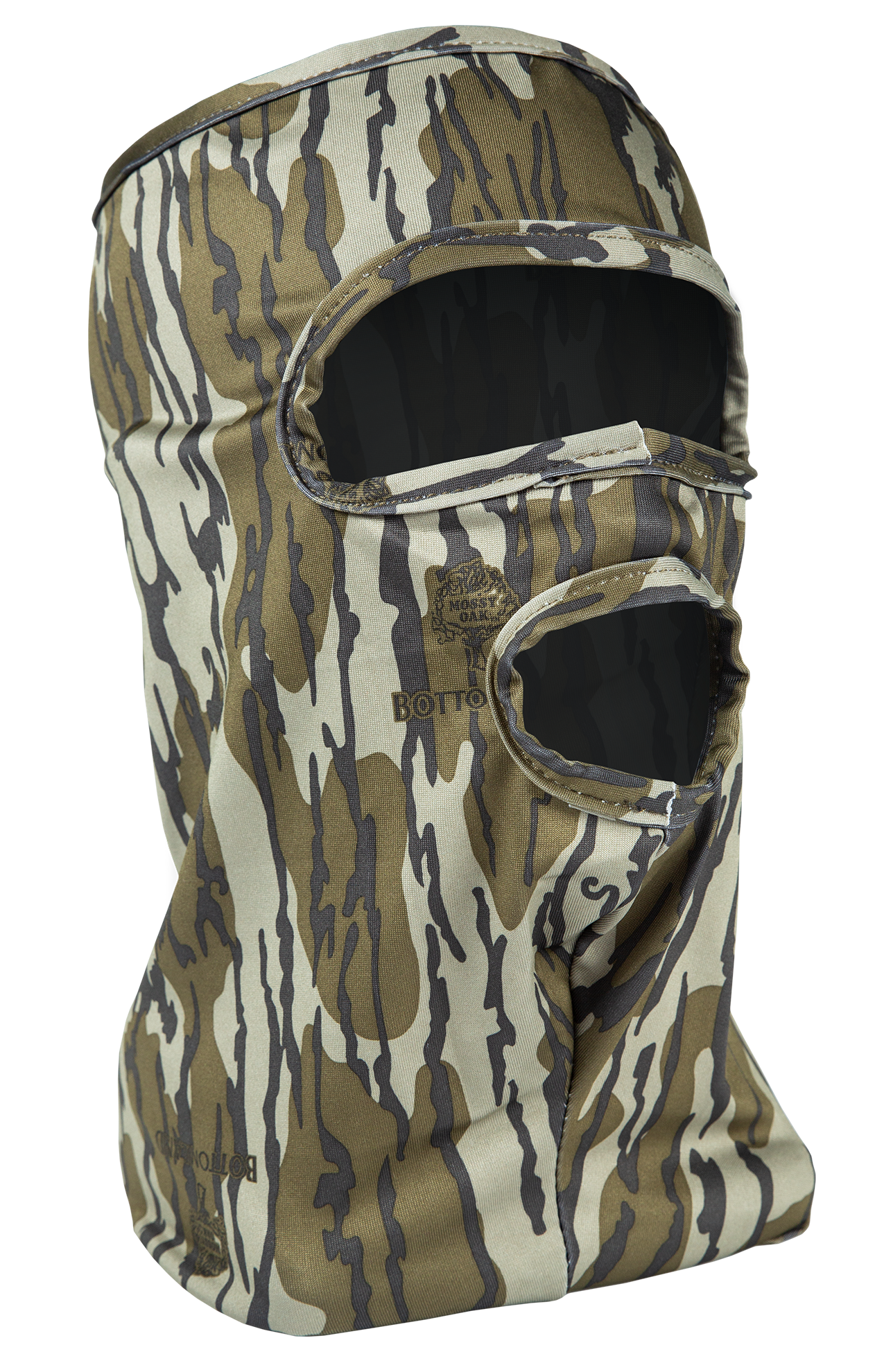 Primos PS6665 Stretch Fit  Mossy Oak Original BottomLand Neoprene 3/4 Face Mask OSFA