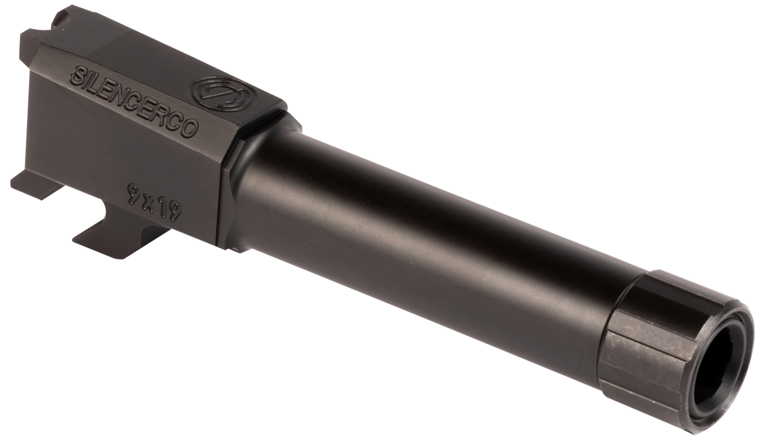 SilencerCo AC2290 S&W  9mm Luger 3.50" Threaded Black Nitride Stainless Steel, Fits S&W M&P Shield