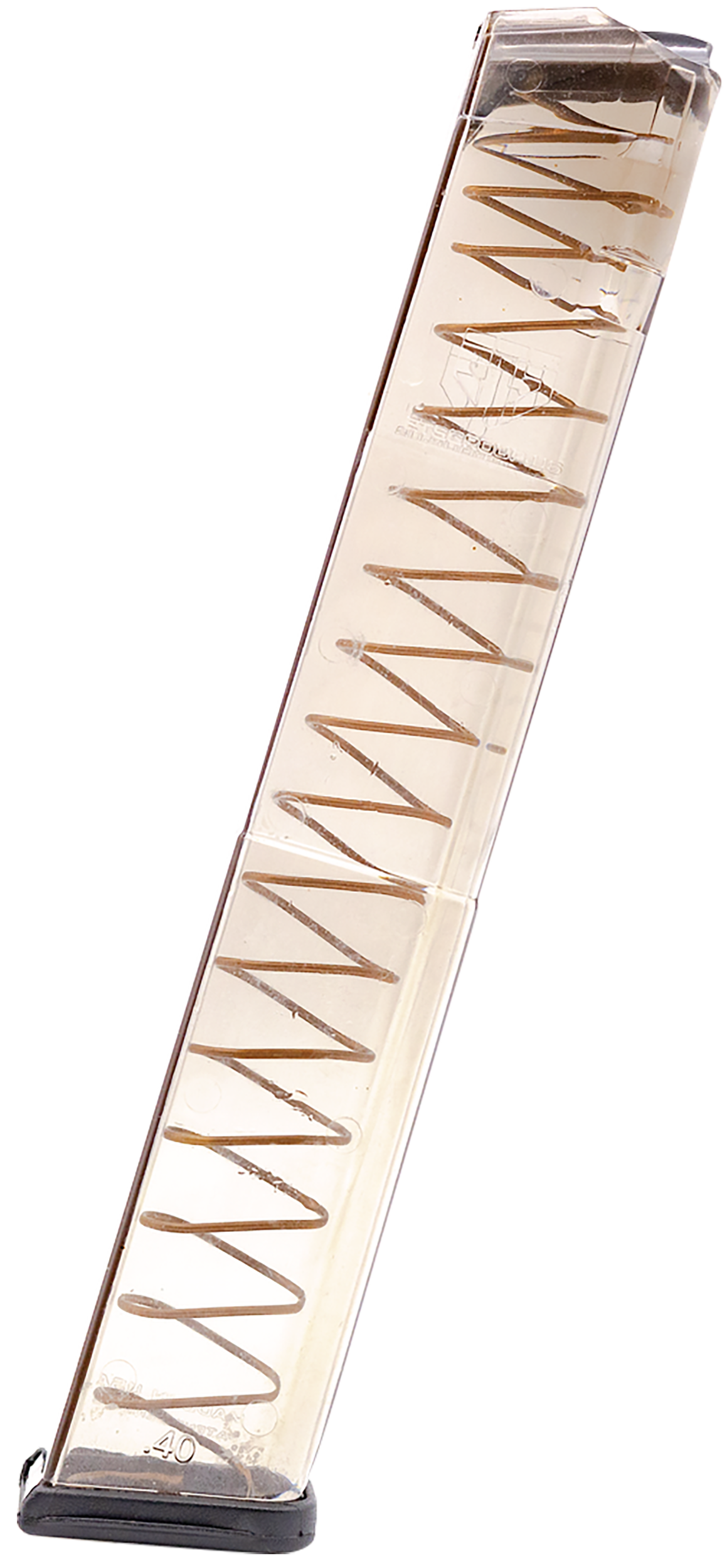 ETS Group GLK22210 Pistol Mags 30rd Extended 40 S&W Compatible w/Glock 22/23/24/27/35 Gen1-4 Clear Polymer