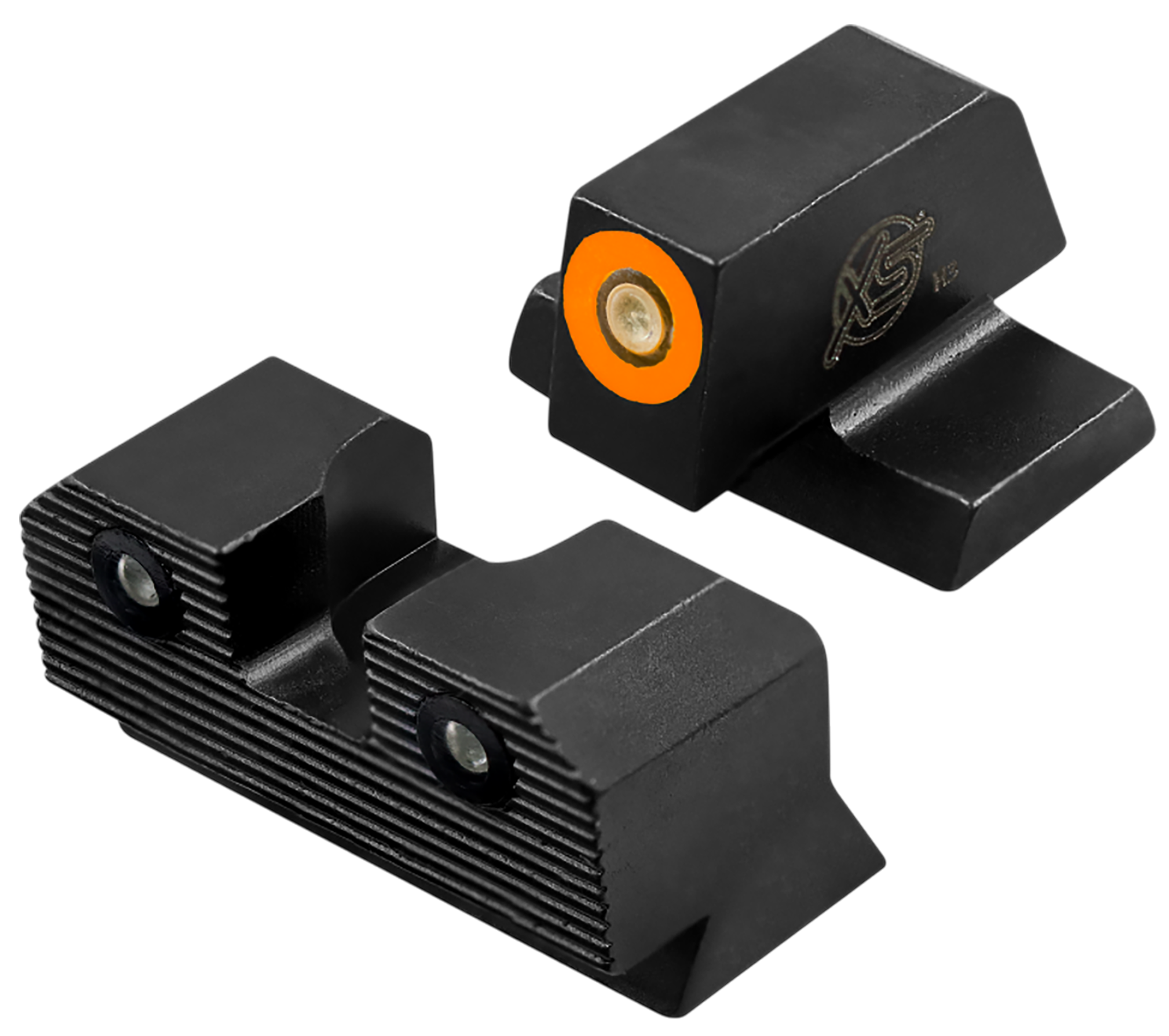 XS Sights SWR209S6N R3D 2.0 Orange Tritium Front/Black Oxide Frame, Fits S&W Bodyguard 2.0