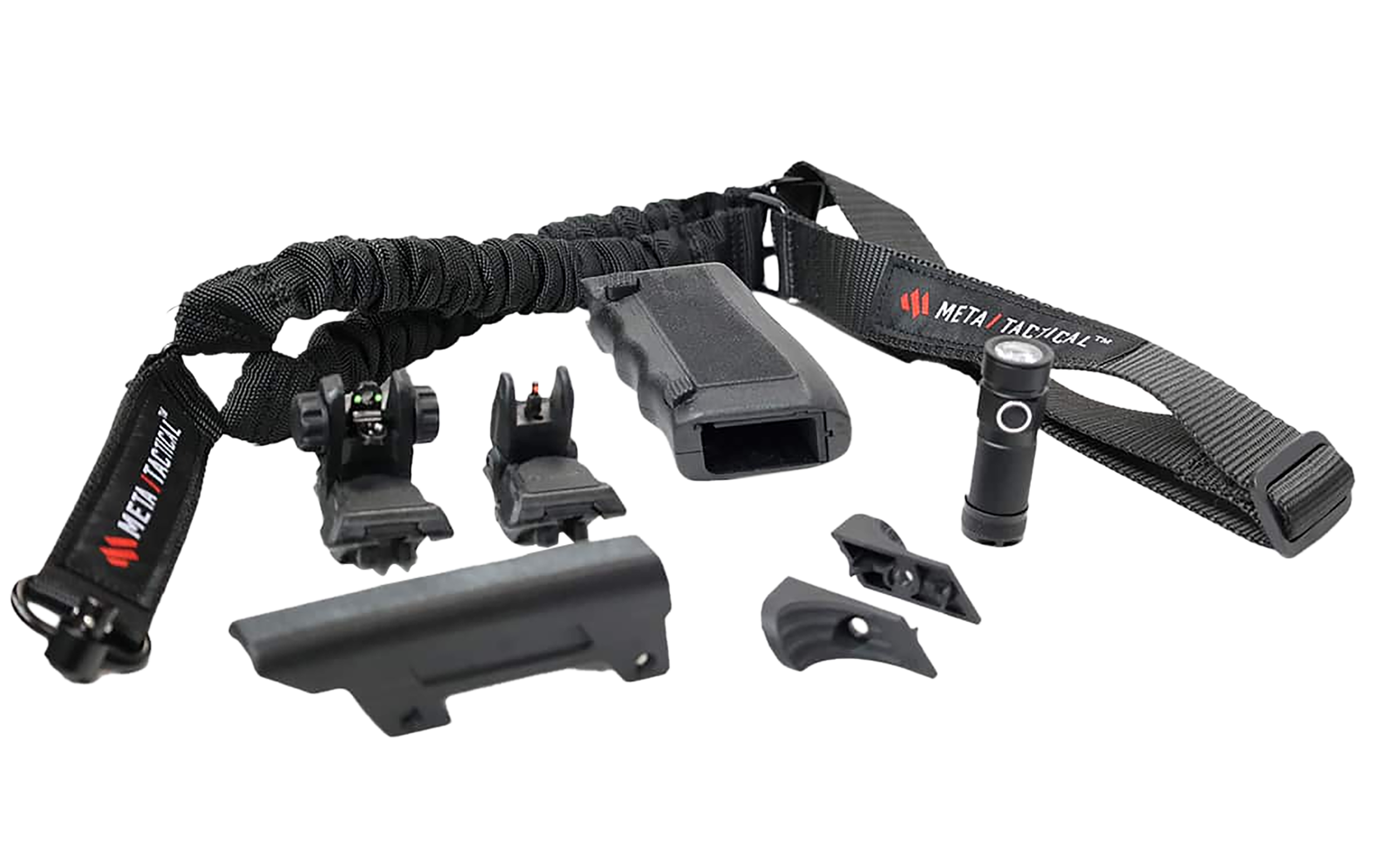 Meta Tactical Llc MTA-MX1-UUK MX-1 Ultimate Upgrade Kit Black Compatible w/Glock 10mm Auto/45 ACP/9mm Luger/40 S&W, Black