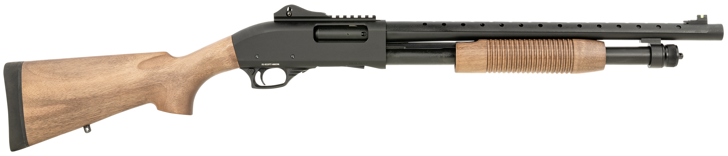 Tokarev USA 21000408 TX3  12 Gauge 18.50" 3" 5+1, Black Metal Finish, Turkish Walnut Stock, Fiber Optic & Ghost Ring Sight (Accepts Mossberg 590 Furniture)