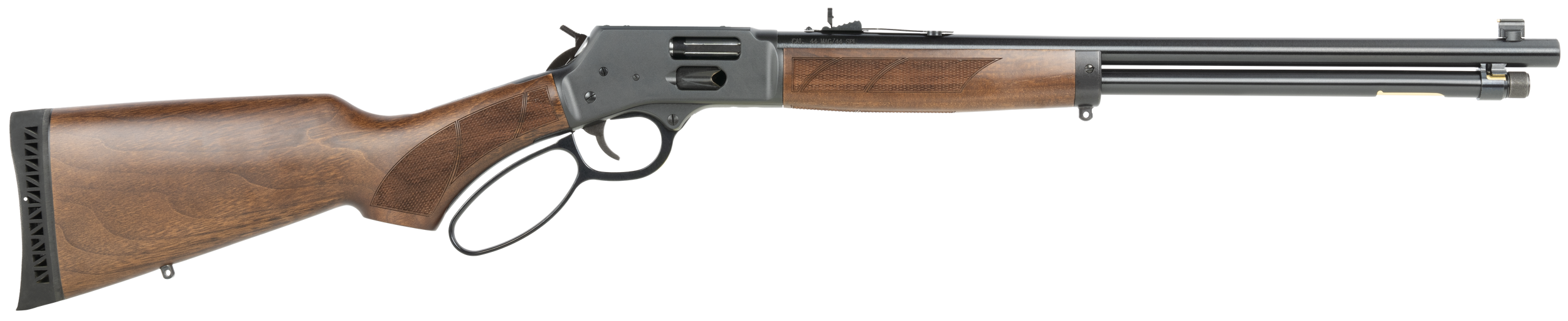Henry H012PG357 Provider 38 Special 357 Mag 10+1 20" Blued Round Barrel, Blued Steel Drilled & Tapped Receiver, American Walnut Fixed w/Pistol Grip Stock