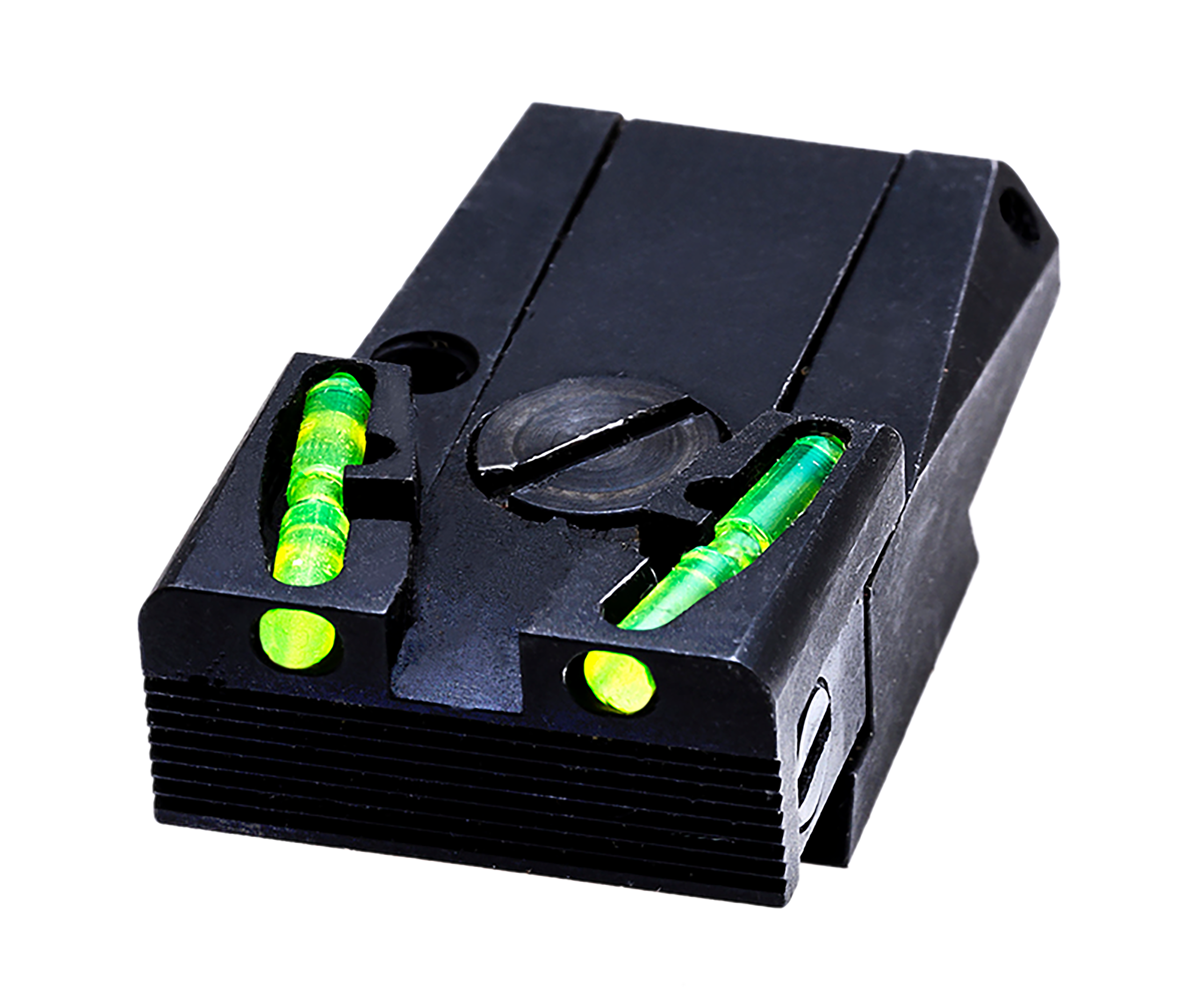 HiViz MKAD211 Adjustable Rear Sight Ruger MK i, II, III & IV Green Fiber Optic