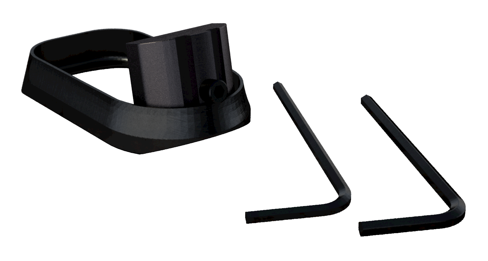 Rival Arms RA70G211A Two Piece Magwell  made of Aluminum with Anodized Black Finish for Glock 19 Gen4