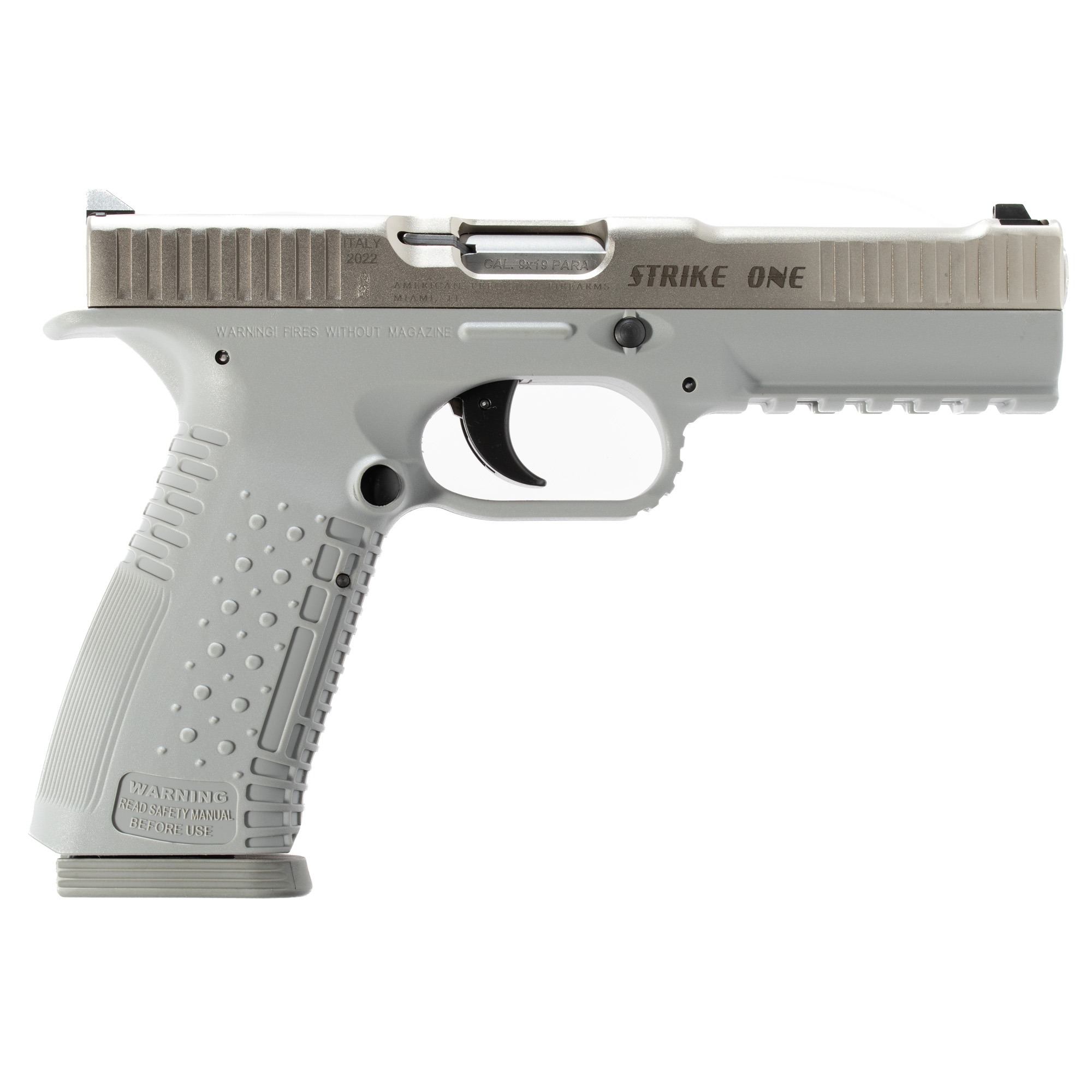 AMPF STRIKE ONE 9MM 5" 17RD SILVER