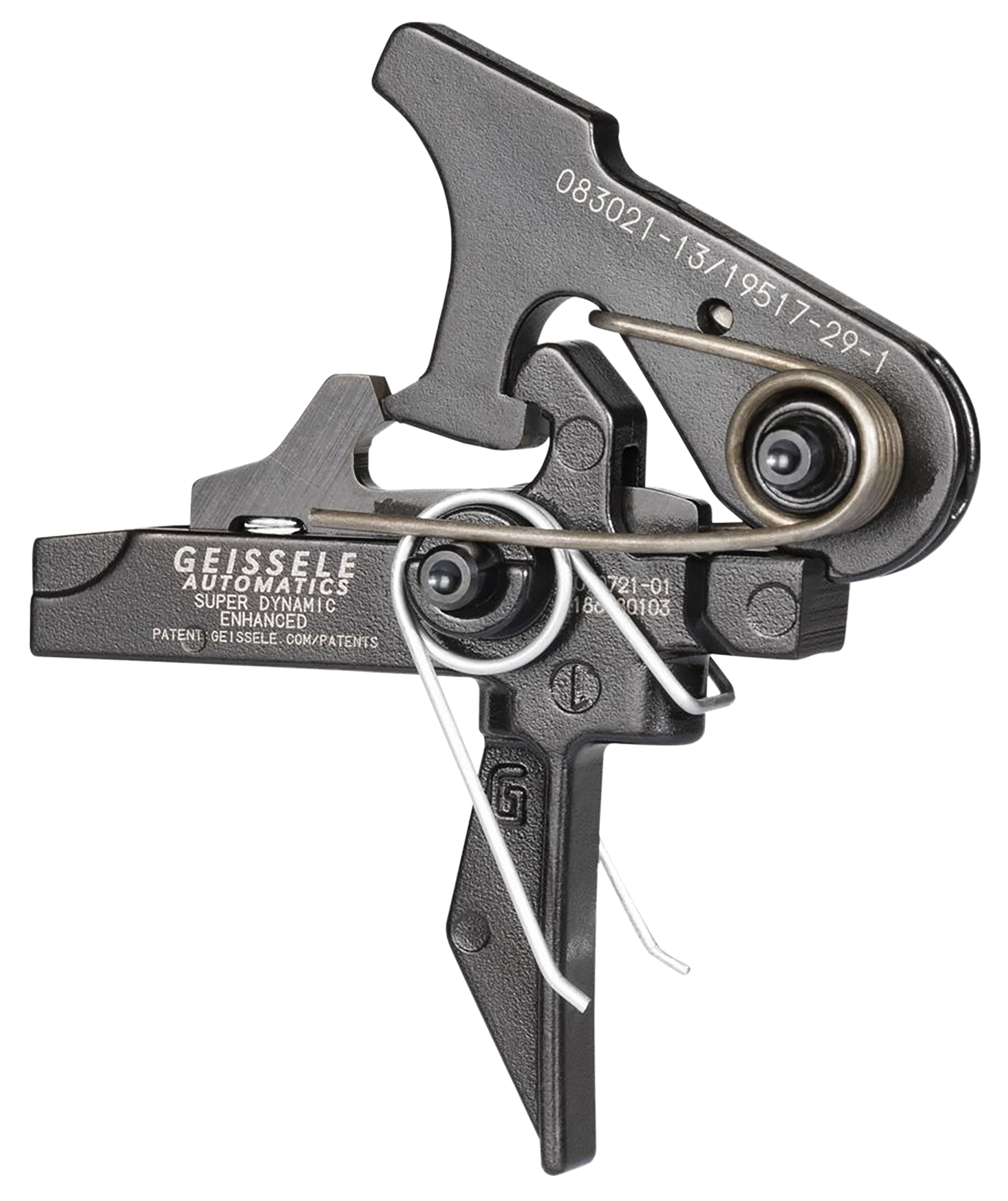 Geissele Automatics 05167 SD-E  Two-Stage Flat Trigger with 2.90-3.80 lbs Draw Weight & for AR-15/AR-10
