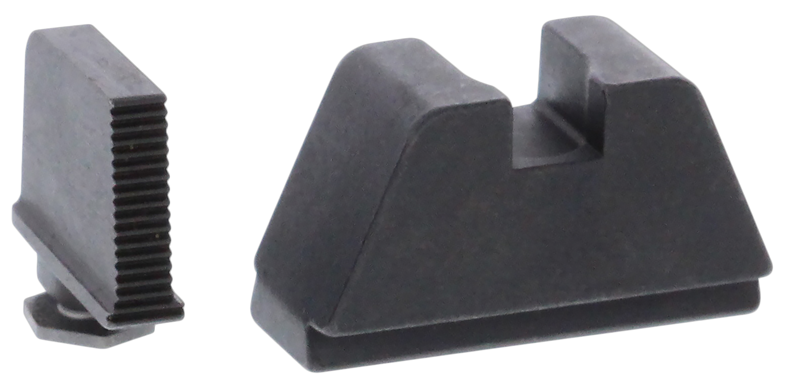 AmeriGlo GL470 Optic Compatible Sight Set for Glock 2XL Tall Serrated Front Sight- Black Rear Sight
