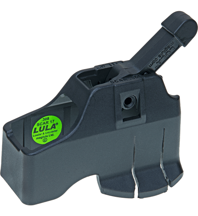 Maglula LU24B LULA Loader & Unloader Made of Polymer with Black Finish for 308 Win, 7.62x51mm NATO FN SCAR17, SCAR H