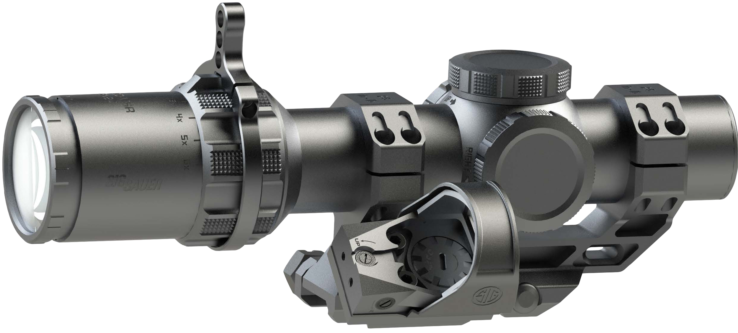 Sig Sauer Electro-Optics SOTMC61000-R1 Tango-MSR Compact Black 1-6x24mm, 30mm Tube Illuminated BDC6 Reticle, Romeo1 3MOA Red Dot Reticle w/10 Brightness Settings