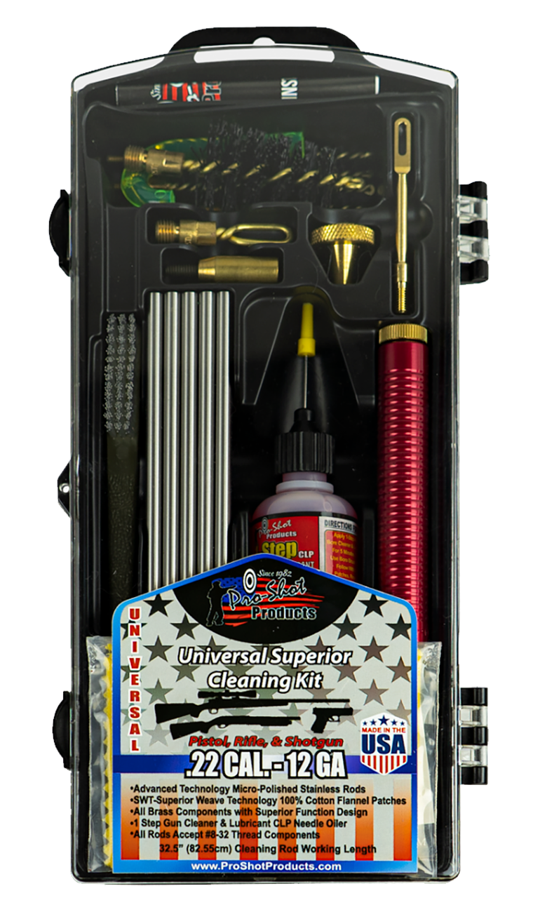 Pro-Shot PSUVKIT Universal Classic Box Kit Multi-Caliber Multi-Gauge/Yellow Plastic Case