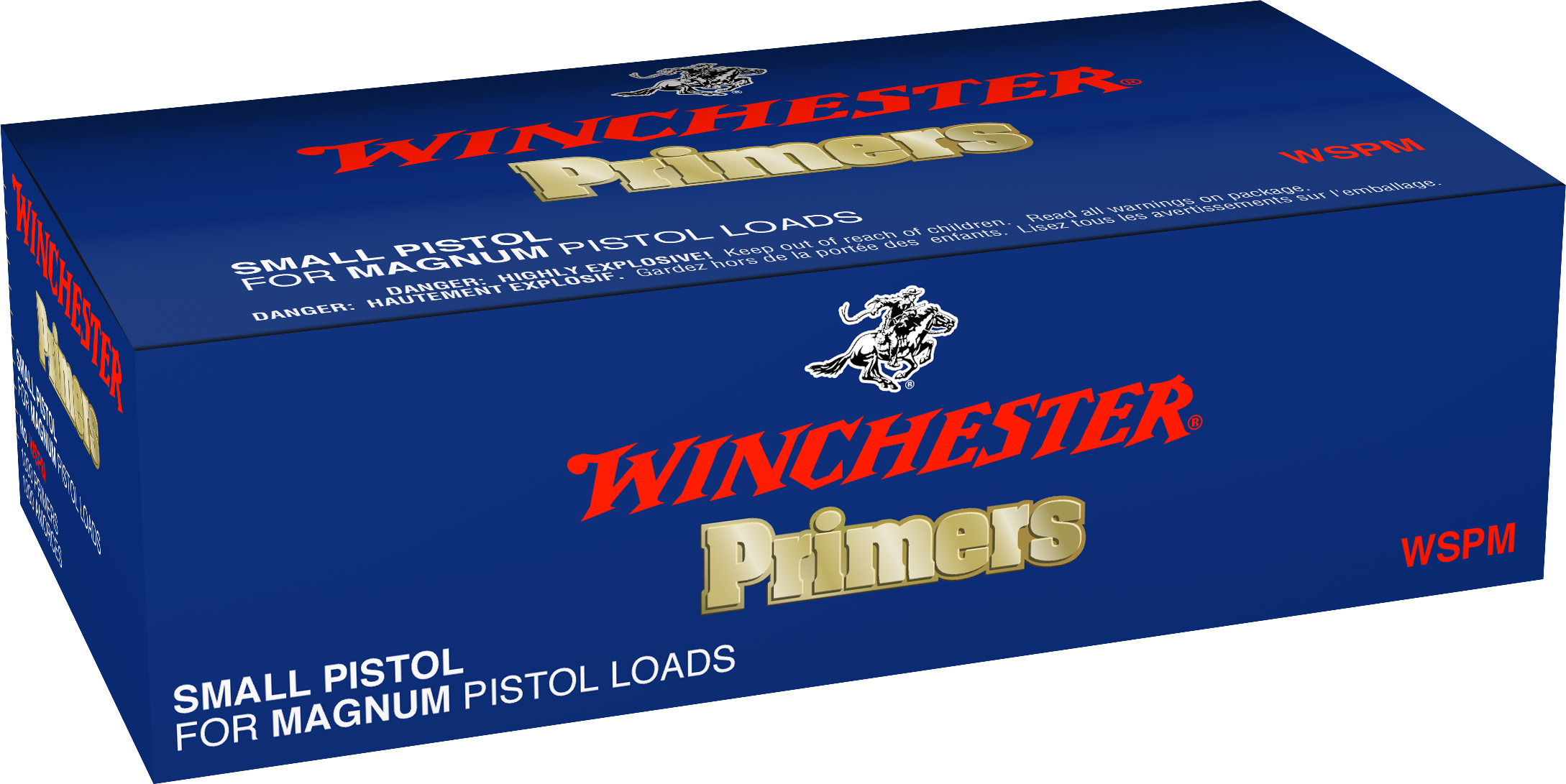 Winchester Ammo WSPM Centerfire #1-1/2M - 108 Small Magnum Pistol 1000 Per Box/5 Case