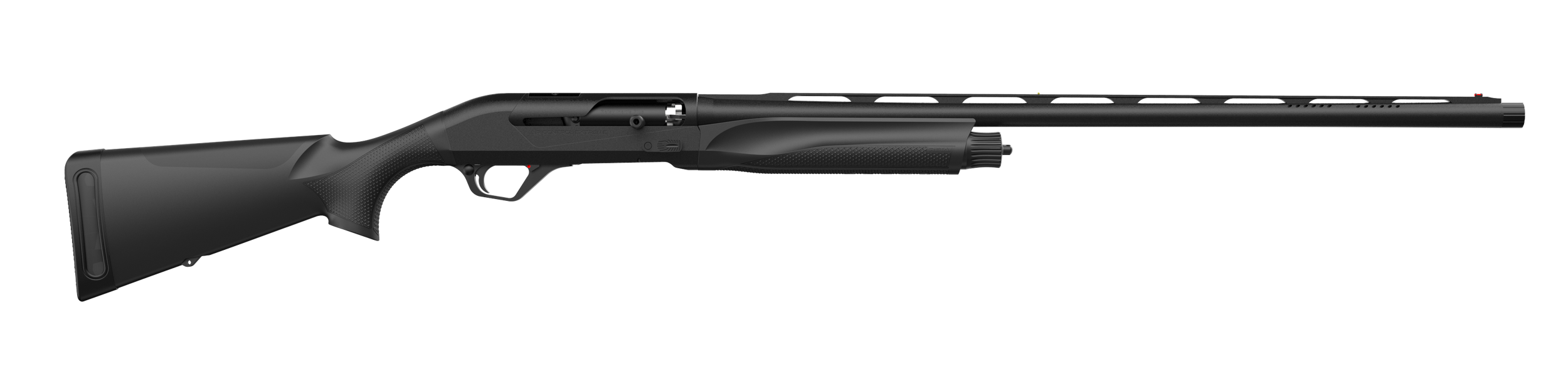 Retay USA ACEPAL28 Ace Paloma 12 Gauge Semi-Auto 3" 3+1 28" Black Deep Bore Barrel, Black Aluminum Drilled & Tapped Slopeback Receiver, Fixed Black Synthetic Stock