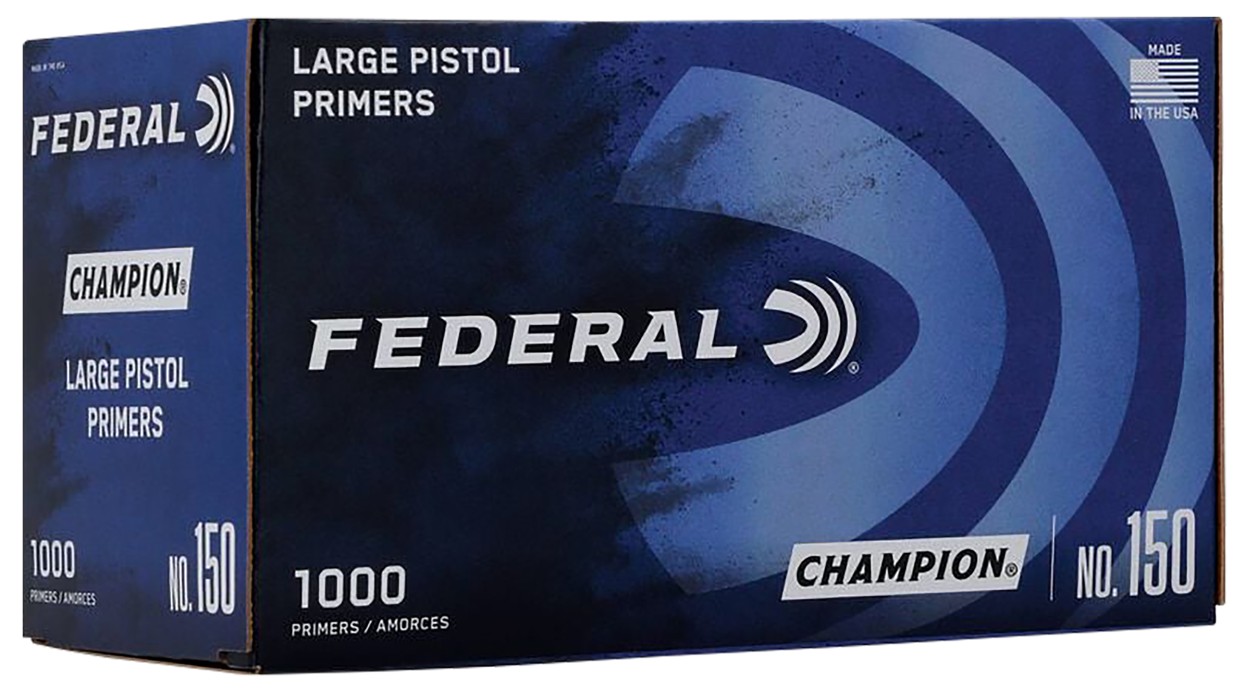 Federal 150 Champion Large Pistol Multi Caliber Handgun 1000 Per Box/5 Case