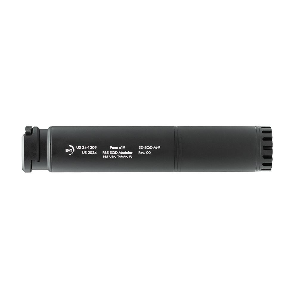 B&T SQD-M Suppressor 9mm Luger QD Black